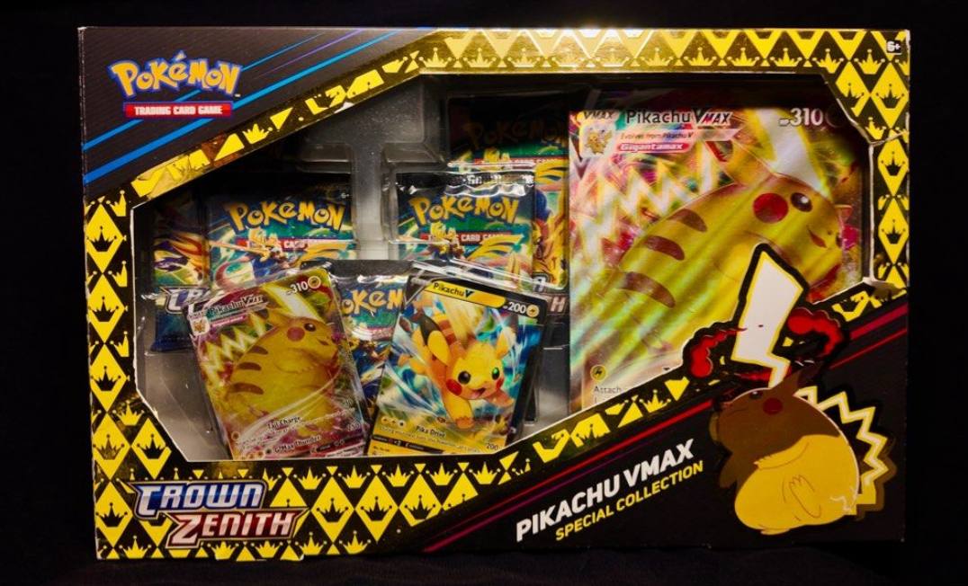 Pikachu VMAX Crown Zenith Collection Box