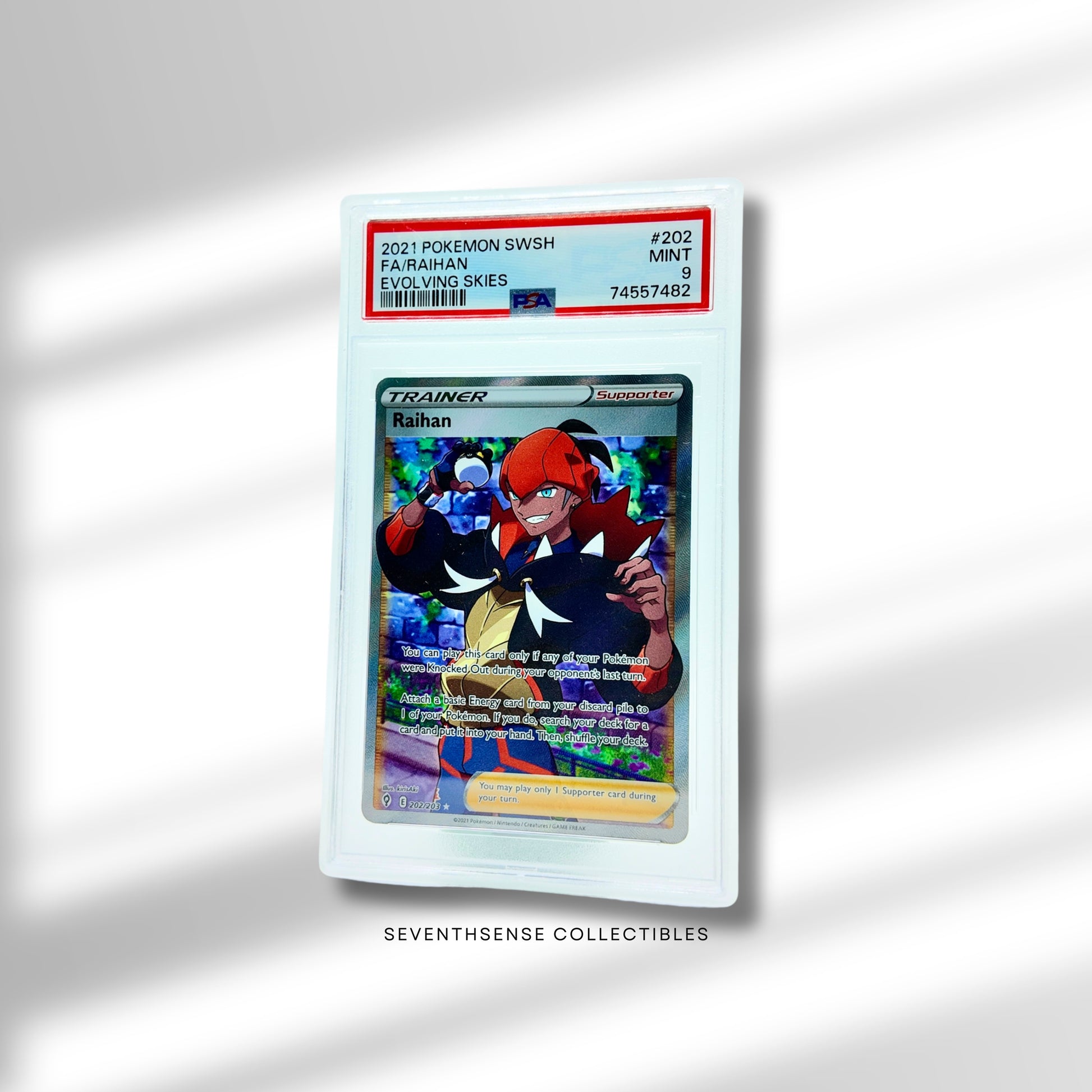PSA 9 Evolving Skies, Raihan, #202/203